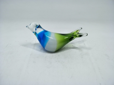 Glasvogel auf Metallstab