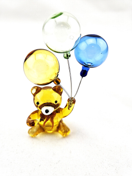 Bär mit Luftballons