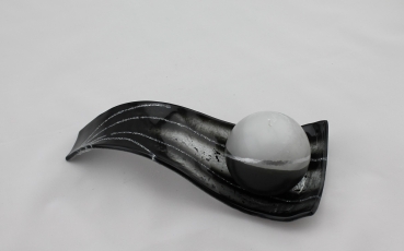 Kerzenschale Silver Line