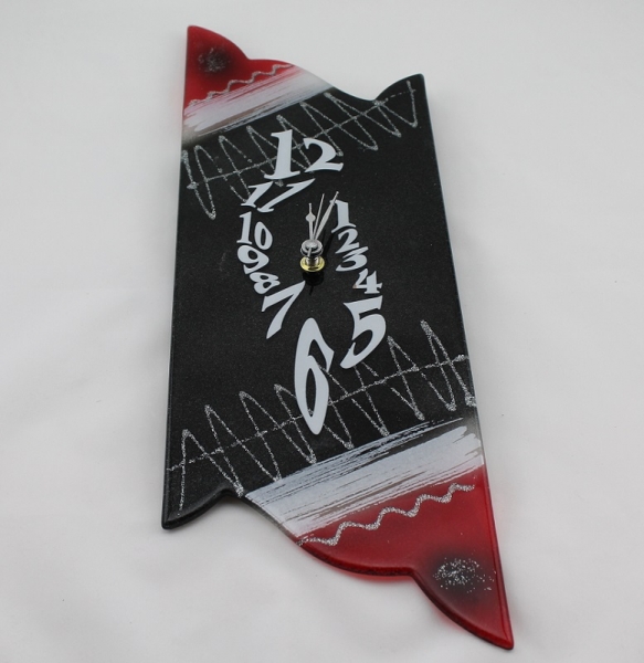 Wanduhr Red ´n Grey