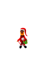 Ente mit Geschenk